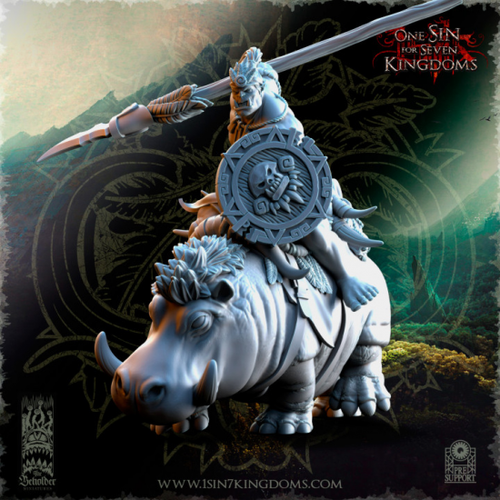 Salanaar – Cavaliers Orcs sur Hippo de guerre    