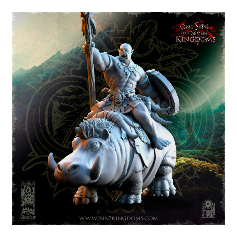 Salanaar – Cavaliers Orcs sur Hippo de guerre    