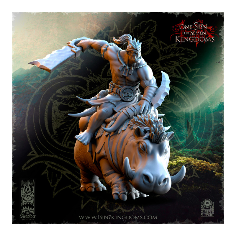 Salanaar – Cavaliers Orcs sur Hippo de guerre    