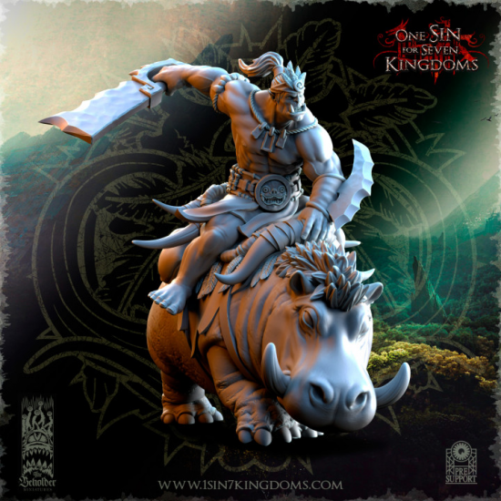 Salanaar – Cavaliers Orcs sur Hippo de guerre    