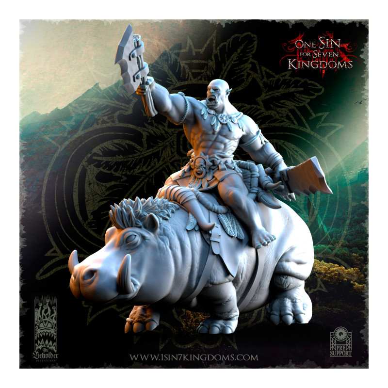 Salanaar – Cavaliers Orcs sur Hippo de guerre    