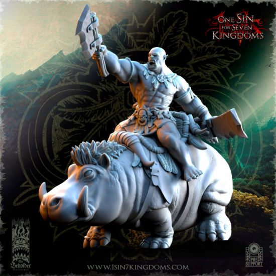 Salanaar – Cavaliers Orcs sur Hippo de guerre    