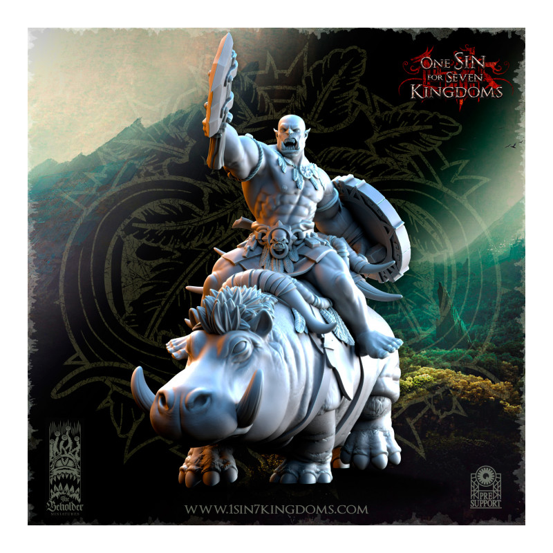 Salanaar – Cavaliers Orcs sur Hippo de guerre    