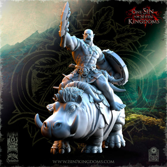 Salanaar – Cavaliers Orcs sur Hippo de guerre    