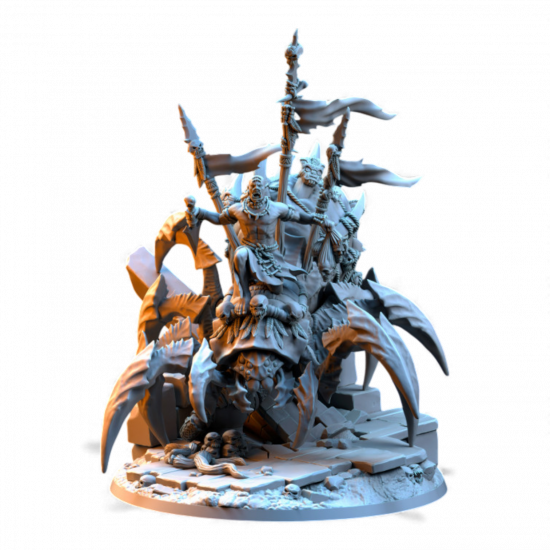 Salanaar – Orcs chaman sur araignée  