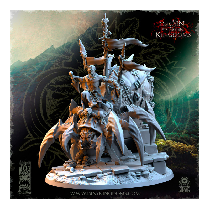 Salanaar – Orcs chaman sur araignée  