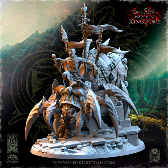 Salanaar – Orcs chaman sur araignée  