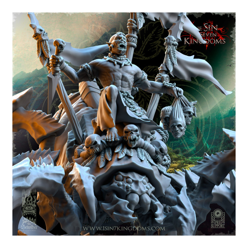 Salanaar – Orcs chaman sur araignée  