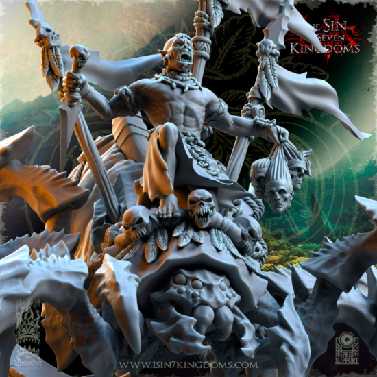 Salanaar – Orcs chaman sur araignée  