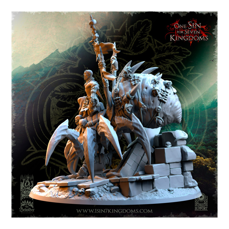 Salanaar – Orcs chaman sur araignée  