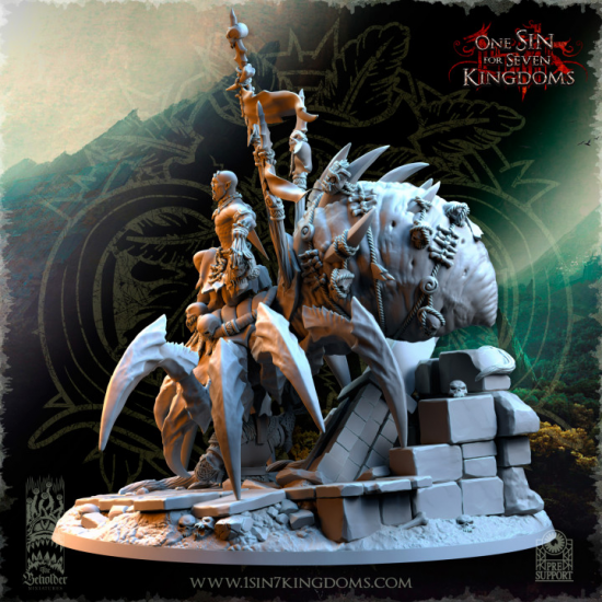 Salanaar – Orcs chaman sur araignée  