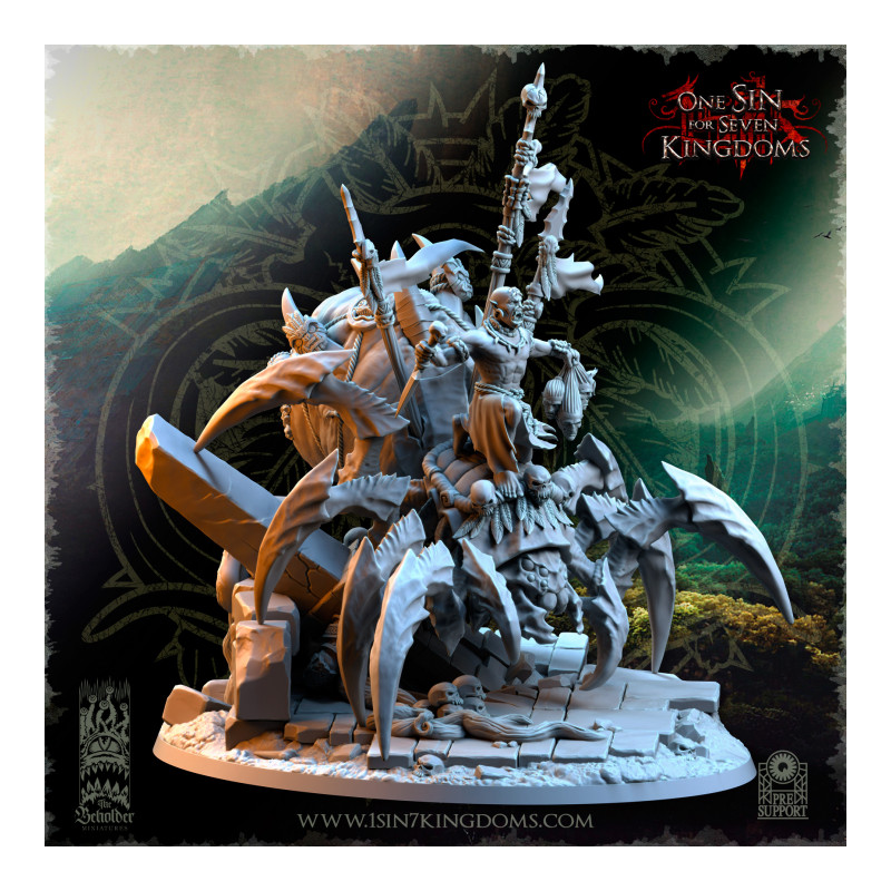 Salanaar – Orcs chaman sur araignée  