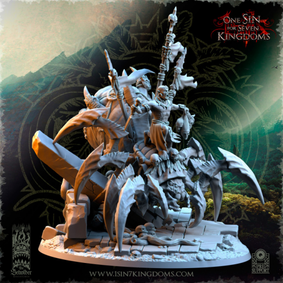 Salanaar – Orcs chaman sur araignée  