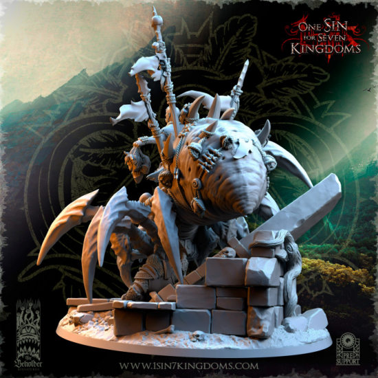 Salanaar – Orcs chaman sur araignée  