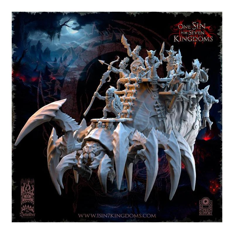 The Black Horde - Gobelin sur Araignée Béhémoth  