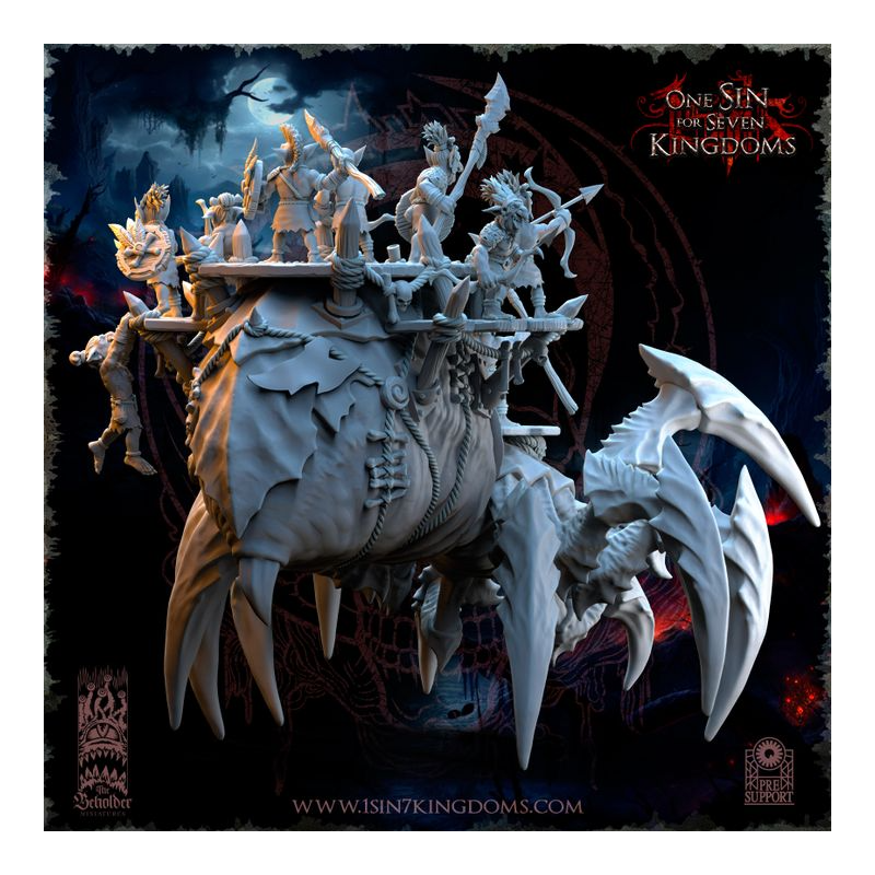 The Black Horde - Gobelin sur Araignée Béhémoth  