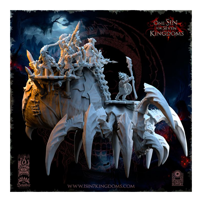 The Black Horde - Gobelin sur Araignée Béhémoth  