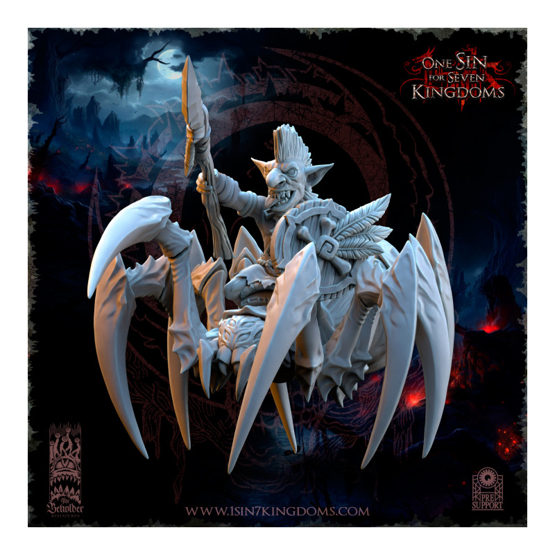 The Black Horde - Gobelins Cavaliers de la Jungle sur Araignées   