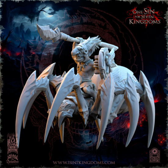 The Black Horde - Gobelins Cavaliers de la Jungle sur Araignées   