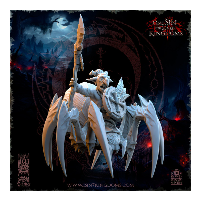 The Black Horde - Gobelins Cavaliers de la Jungle sur Araignées   