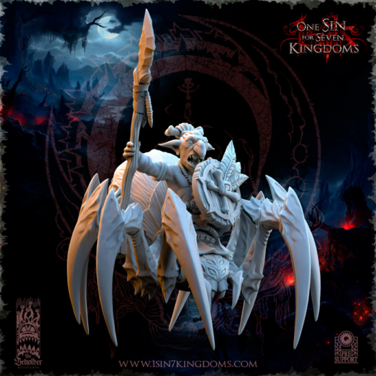 The Black Horde - Gobelins Cavaliers de la Jungle sur Araignées   