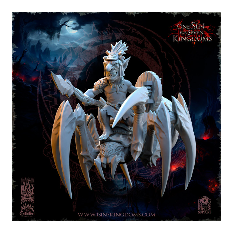 The Black Horde - Gobelins Cavaliers de la Jungle sur Araignées   