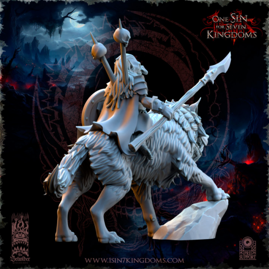 The Black Horde - Mortus, Seigneur de Guerre Gobelin sur Loup  