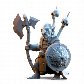 The Black Horde - Mortus, Seigneur de Guerre Gobelin  