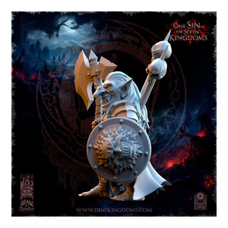 The Black Horde - Mortus, Seigneur de Guerre Gobelin  