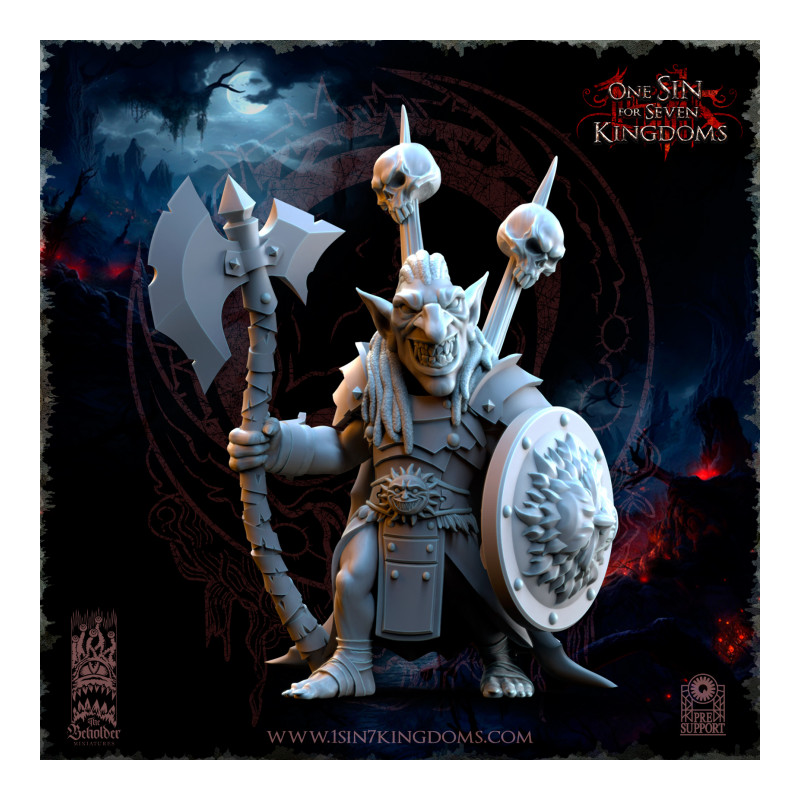 The Black Horde - Mortus, Seigneur de Guerre Gobelin  