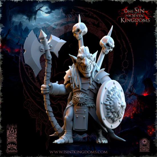 The Black Horde - Mortus, Seigneur de Guerre Gobelin  