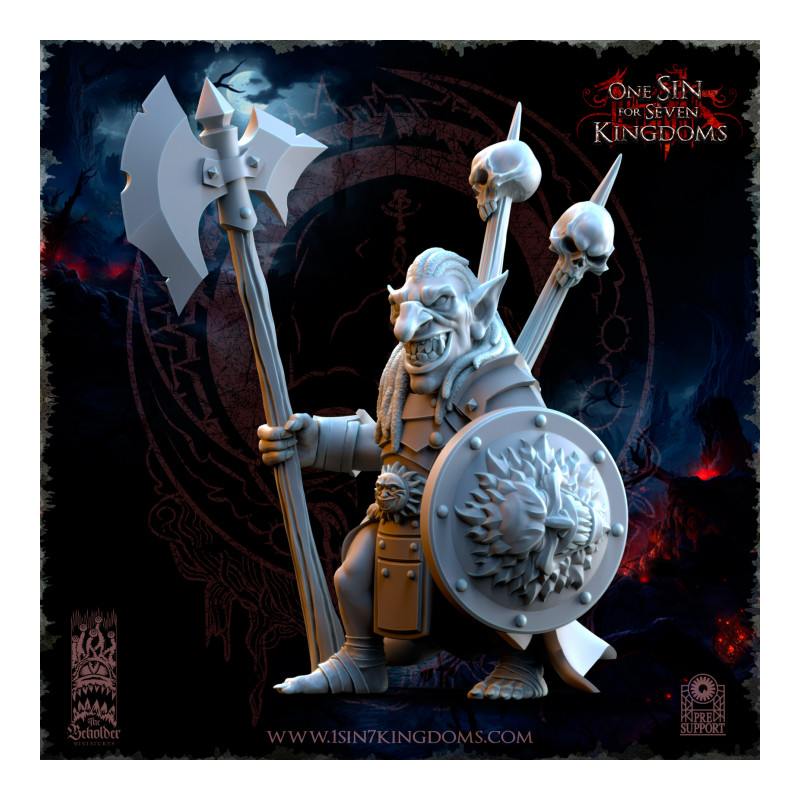 The Black Horde - Mortus, Seigneur de Guerre Gobelin  