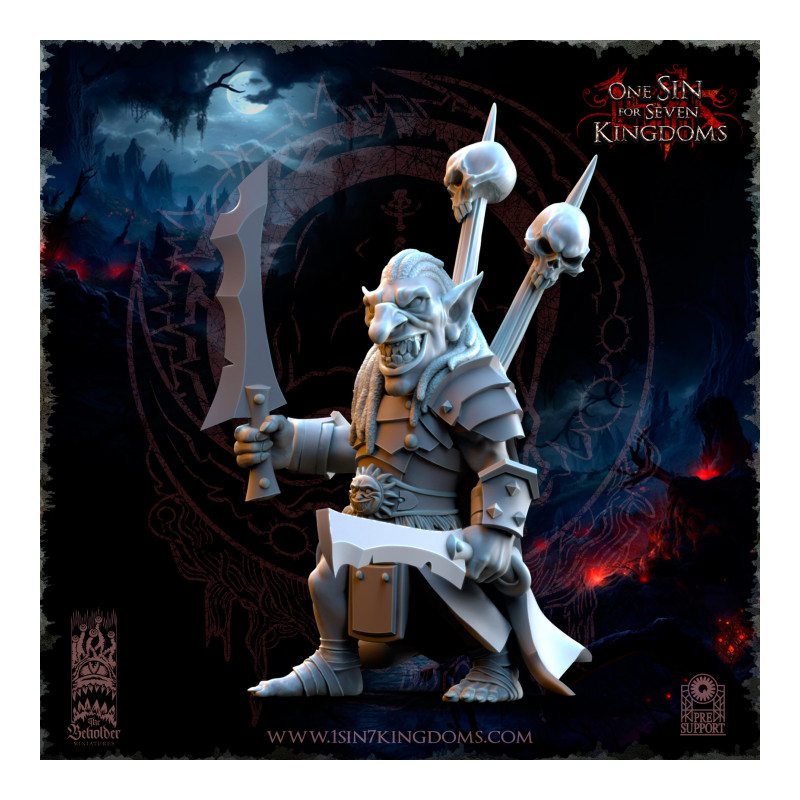 The Black Horde - Mortus, Seigneur de Guerre Gobelin  