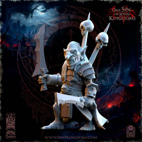 The Black Horde - Mortus, Seigneur de Guerre Gobelin  