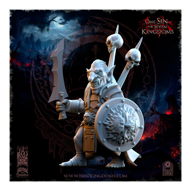 The Black Horde - Mortus, Seigneur de Guerre Gobelin  