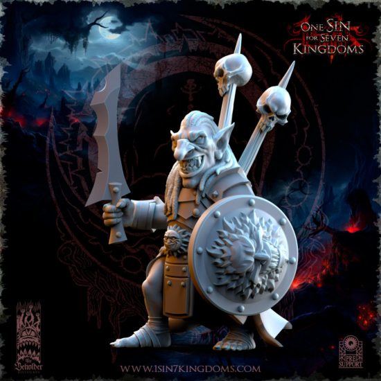 The Black Horde - Mortus, Seigneur de Guerre Gobelin  