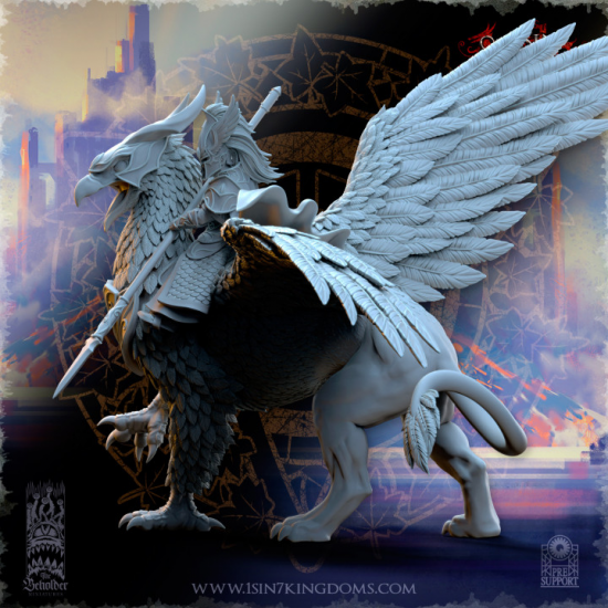 Hauts Elfes Silvermoor – Ashur, Héros sur Gryphon de Guerre  