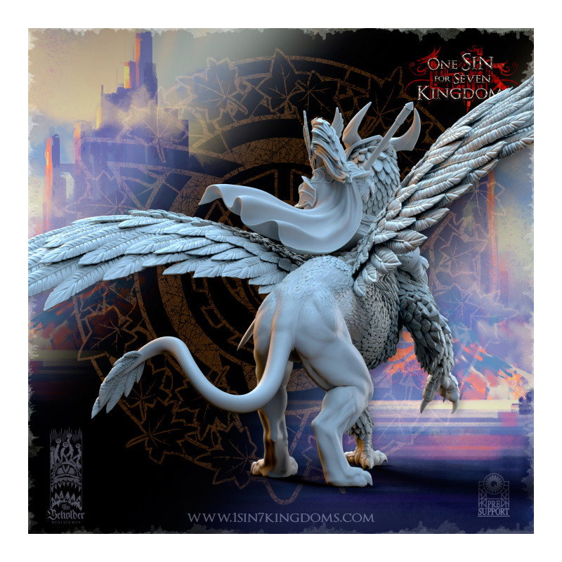 Hauts Elfes Silvermoor – Ashur, Héros sur Gryphon de Guerre  