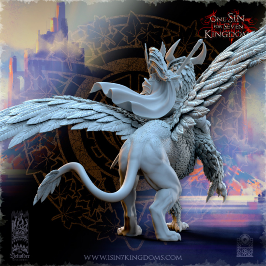 Hauts Elfes Silvermoor – Ashur, Héros sur Gryphon de Guerre  