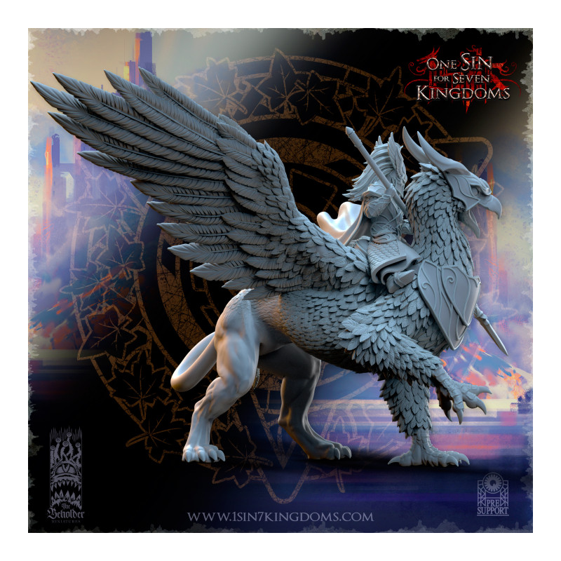 Hauts Elfes Silvermoor – Ashur, Héros sur Gryphon de Guerre  