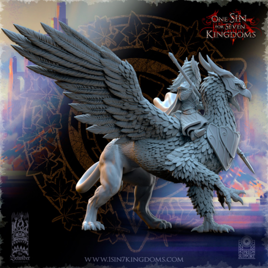 Hauts Elfes Silvermoor – Ashur, Héros sur Gryphon de Guerre  
