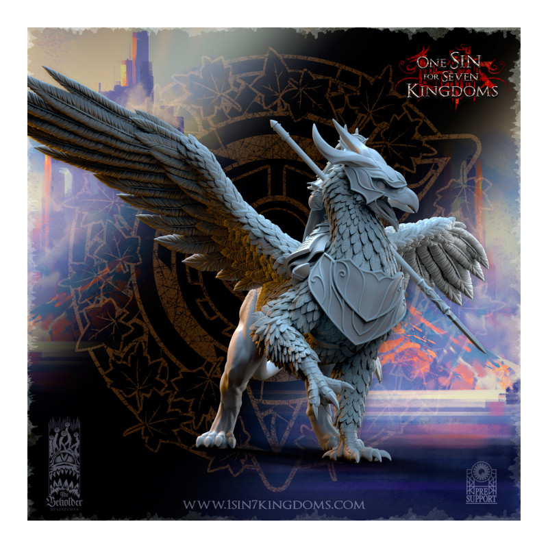 Hauts Elfes Silvermoor – Ashur, Héros sur Gryphon de Guerre  