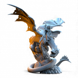 Hauts Elfes Silvermoor - Ynariel, Princesse des Elfes sur Dragon  