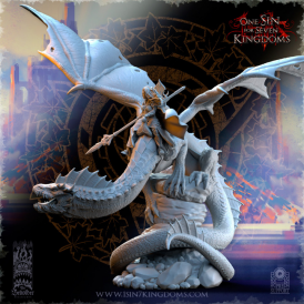 Hauts Elfes Silvermoor - Ynariel, Princesse des Elfes sur Dragon   (2)