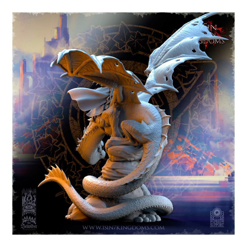 Hauts Elfes Silvermoor - Ynariel, Princesse des Elfes sur Dragon  