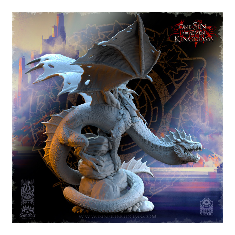 Hauts Elfes Silvermoor - Ynariel, Princesse des Elfes sur Dragon  
