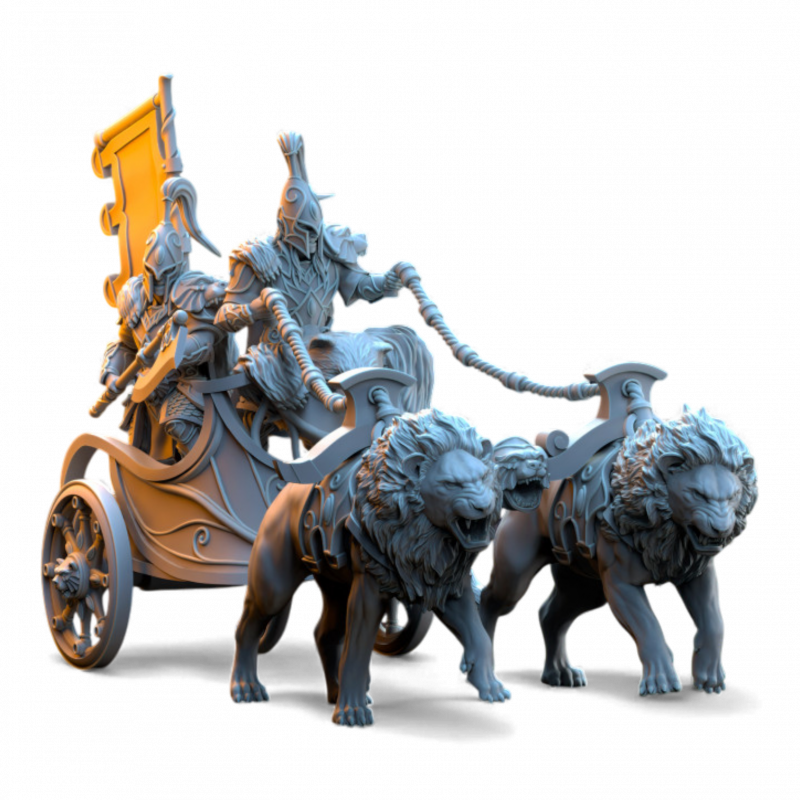 Hauts Elfes Silvermoor - Chariot des Gardiens Ours  