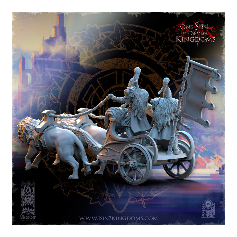 Hauts Elfes Silvermoor - Chariot des Gardiens Ours  