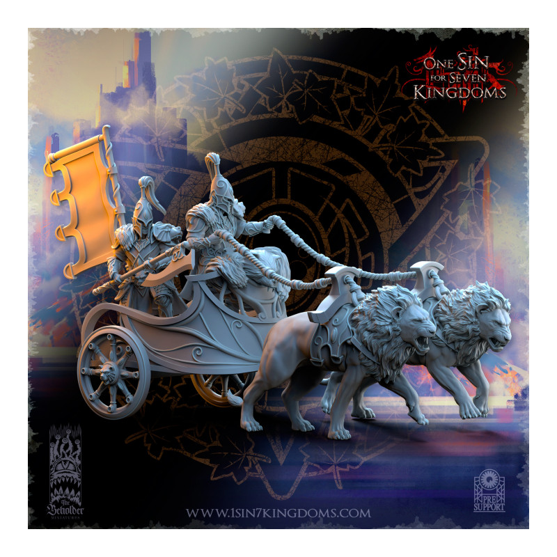 Hauts Elfes Silvermoor - Chariot des Gardiens Ours  