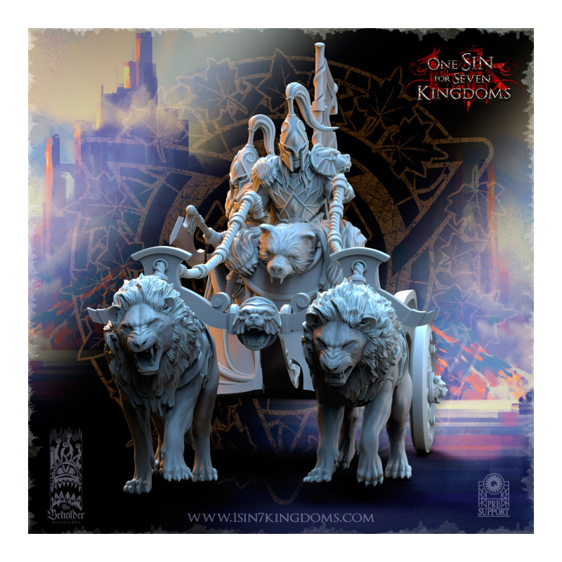 Hauts Elfes Silvermoor - Chariot des Gardiens Ours  